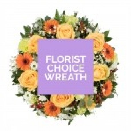 Seasonal Florist Choice Mixed Wreath